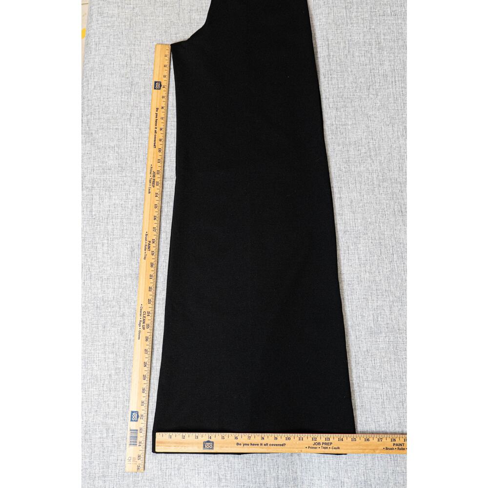 RIPLEY RADER Black Ponte Knit Long Wide Leg Pant size 4 (Large) - Picture 9 of 11